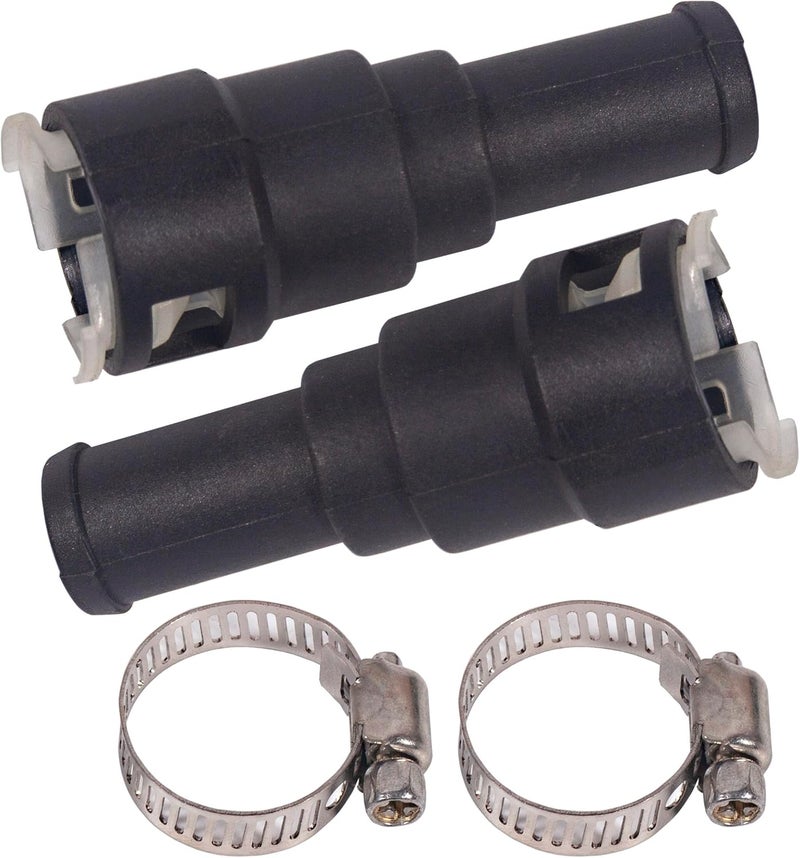 LYNSHINE 800-403 Heater Hose Connector 5/8" For Chevrolet Chevy Ford E-150 250 350 1986 1987 1988 1989;Cadillac Escalade 1986-2006;GMC Buick Oldsmobile Heater Tube and 5/8" Heater Hose (2PCS). - Image 1